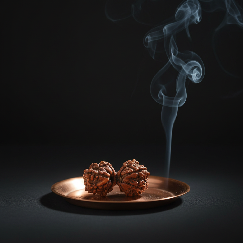 Nepal Origin Gauri Shankar Rudraksha - 17mm to 22mm - Image 4