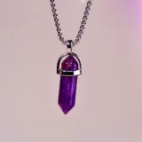 Amethyst Healing Crystal Pendant