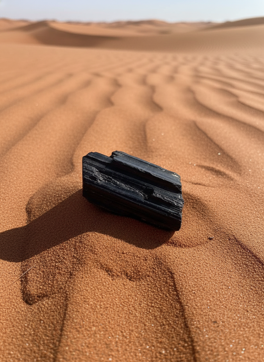 Black Tourmaline Raw Stone - Image 3