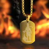 hanuman ji locket golden